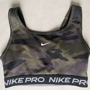 Nike Pro Camo Sports Bra NWT